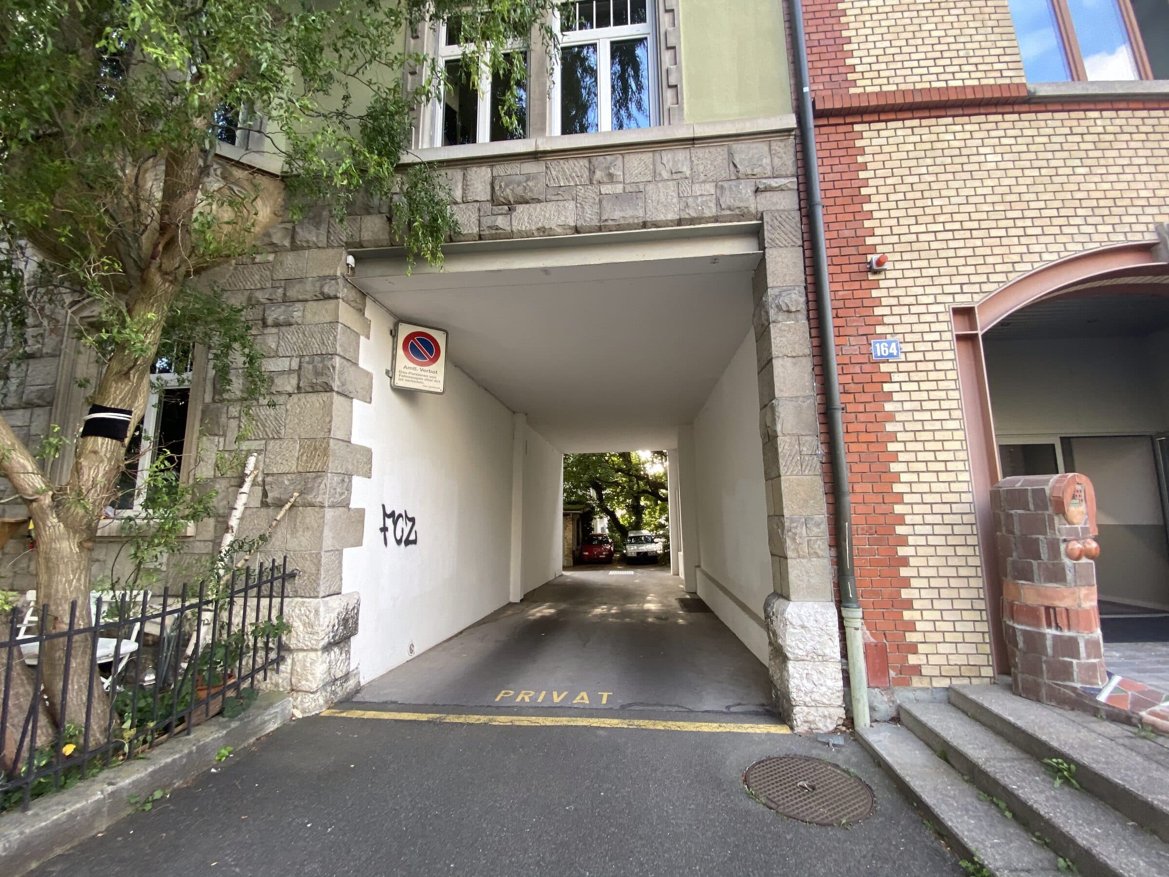 Entrance passage of the building